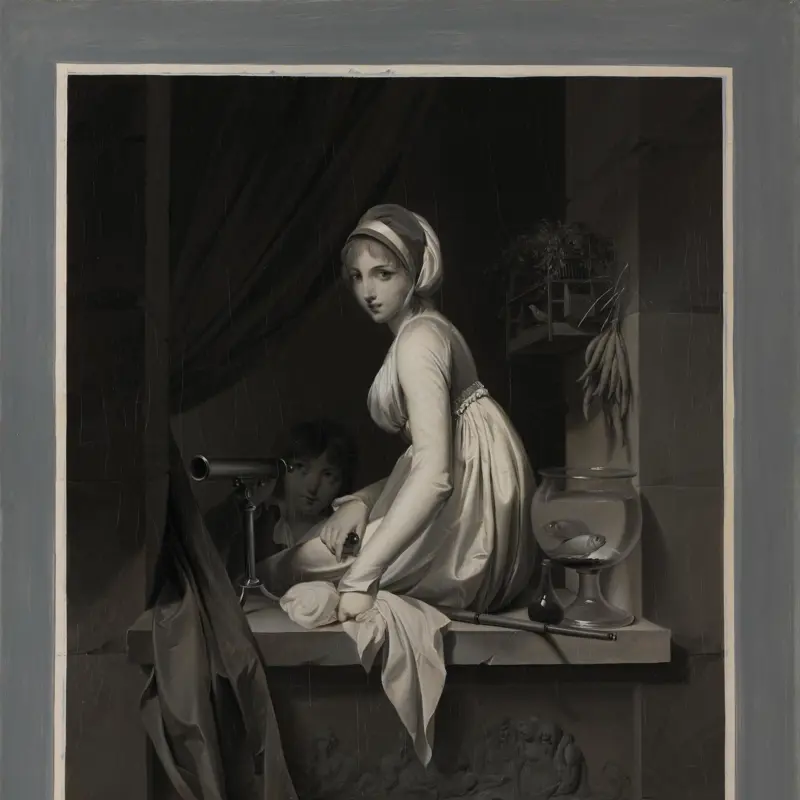 A Girl at a Window