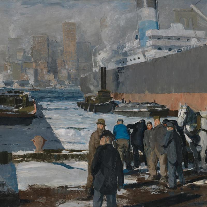 The only painting of New York in the National Gallery