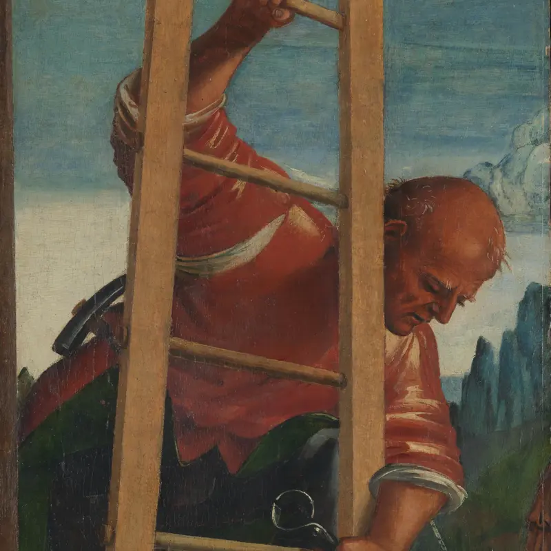 Man on a Ladder